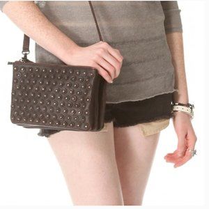 Frye Jenna Studded Disc Crossbody Bag